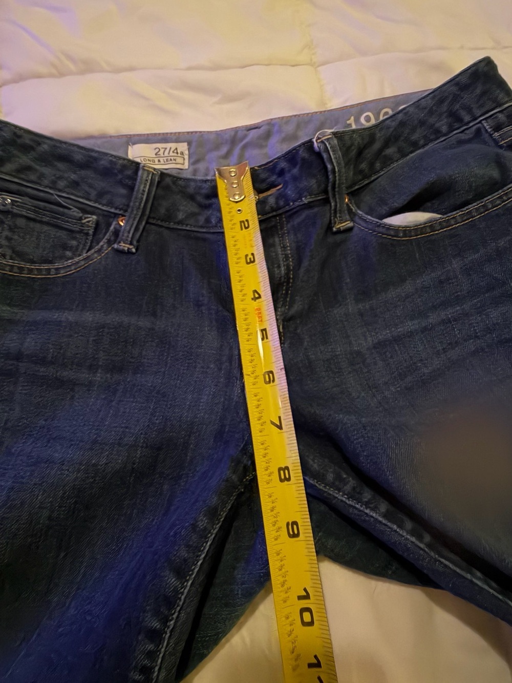 GAP 1969 long & lean  Dark Blue Flare Jeans - Picture 4 of 8
